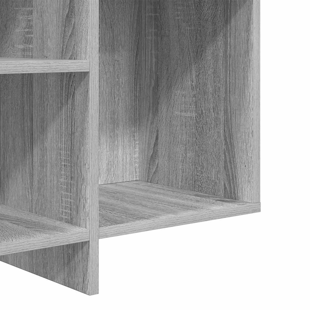 813066 vidaXL Sideboard Grey Sonoma 120x30x75 cm Engineered Wood