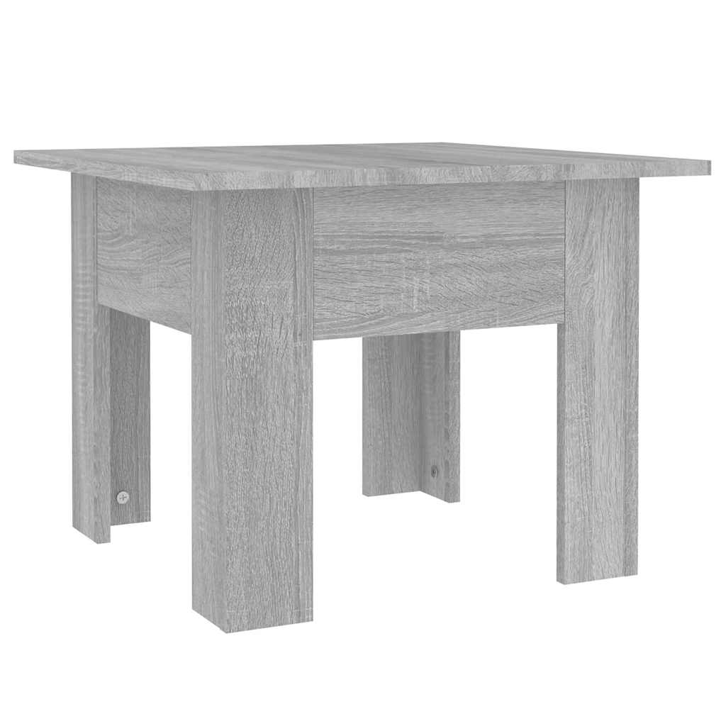 813069 vidaXL Coffee Table Grey Sonoma 55x55x42 cm Engineered Wood