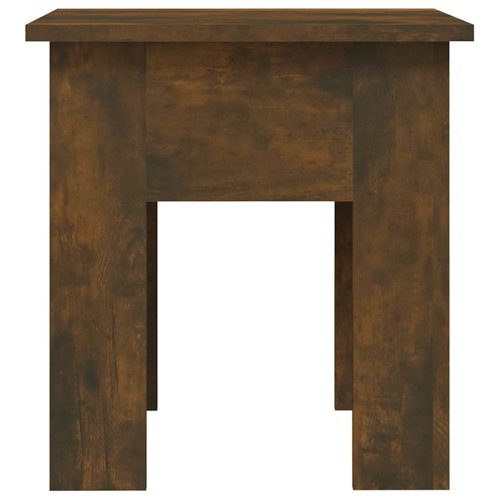 Coffee Table Smoked Oak 40x40x42 cm Engineered Wood