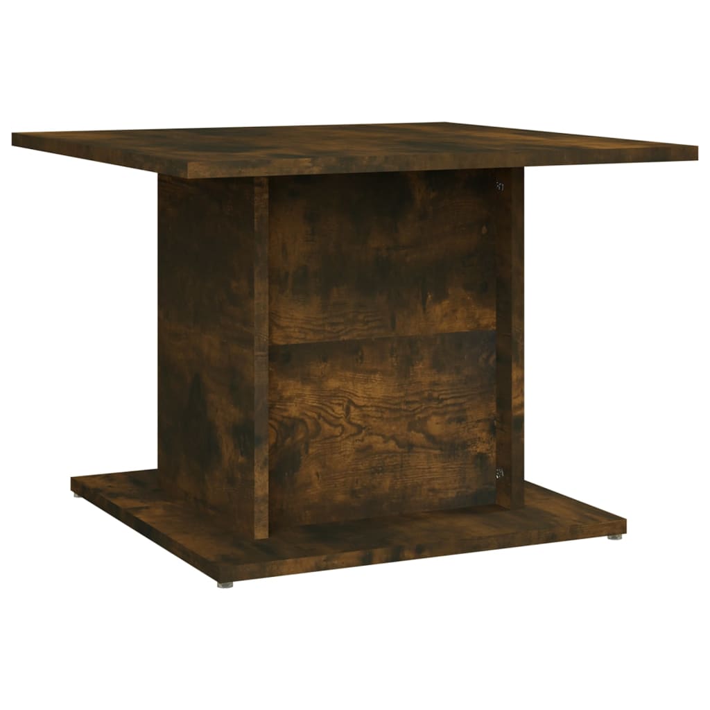 Coffee Table Smoked Oak 55,5x55,5x40 cm Engineered Wood