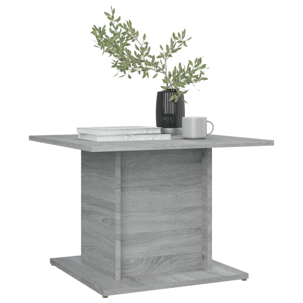 Coffee Table Grey Sonoma 55,5x55,5x40 cm Engineered Wood