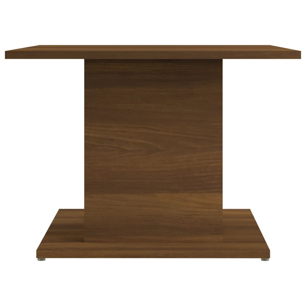 Coffee Table Brown Oak 55,5x55,5x40 cm Engineered Wood
