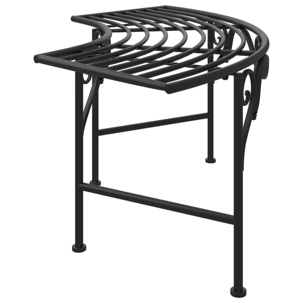 Tree Bench | Black | Steel | Medium | Durable | Circular Tree Bench