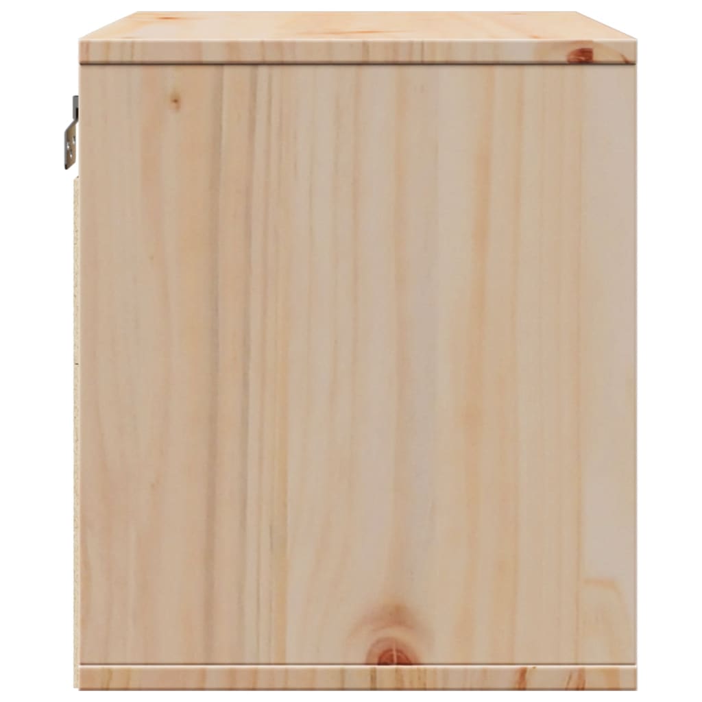 Wall Cabinet 45x30x35 cm Solid Pinewood