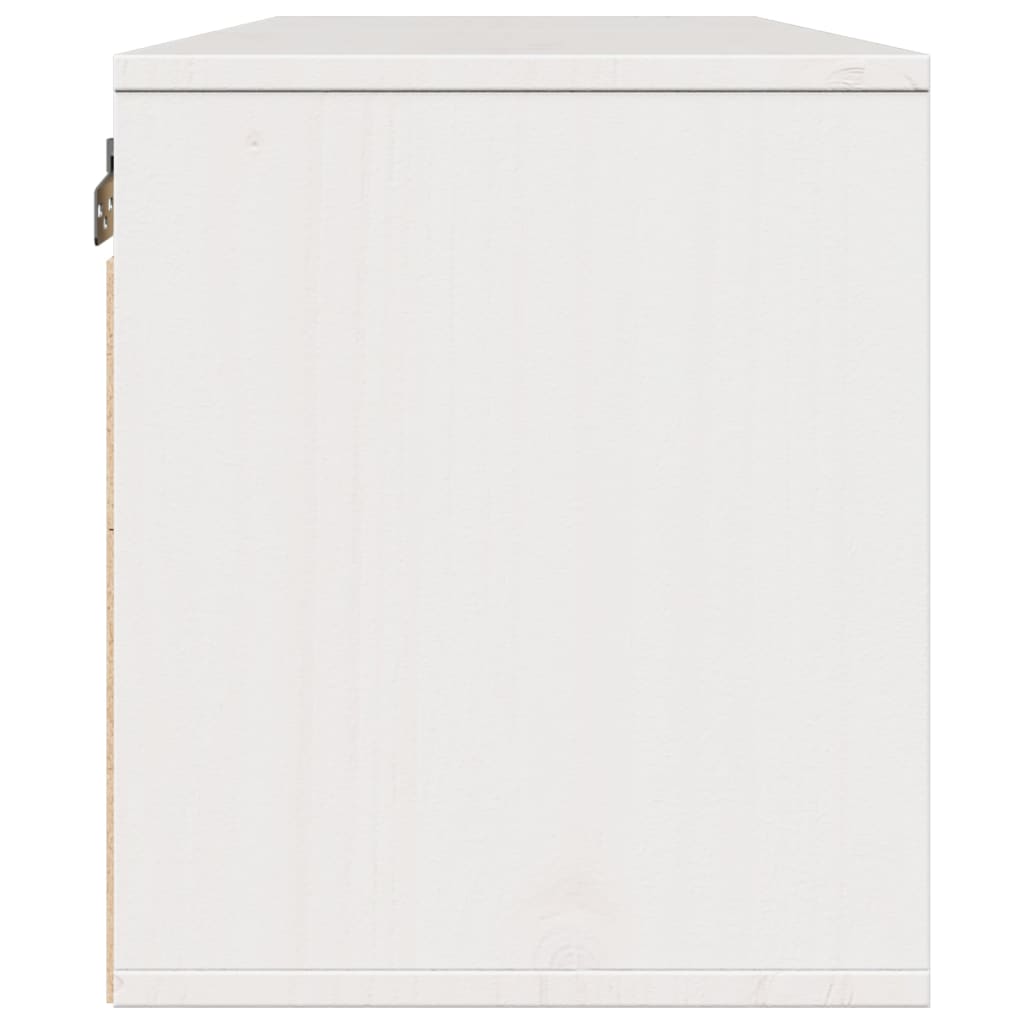 Wall Cabinets 2 pcs White 45x30x35 cm Solid Pinewood
