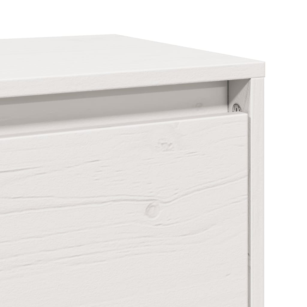 Wall Cabinets 2 pcs White 45x30x35 cm Solid Pinewood