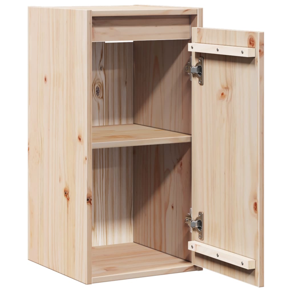 Armoire Murale 30x30x60 cm Bois Massif Pin