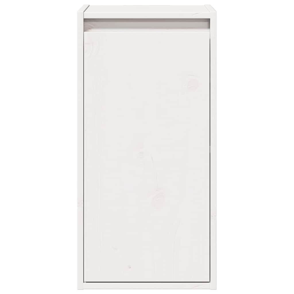 Wall Cabinets 2 pcs White 30x30x60 cm Solid Wood Pine