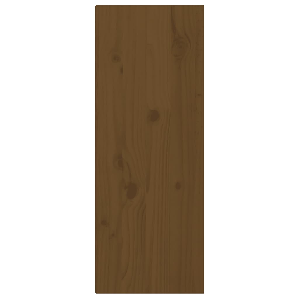Wall Cabinets 2 pcs Honey Brown 30x30x80 cm Solid Wood Pine