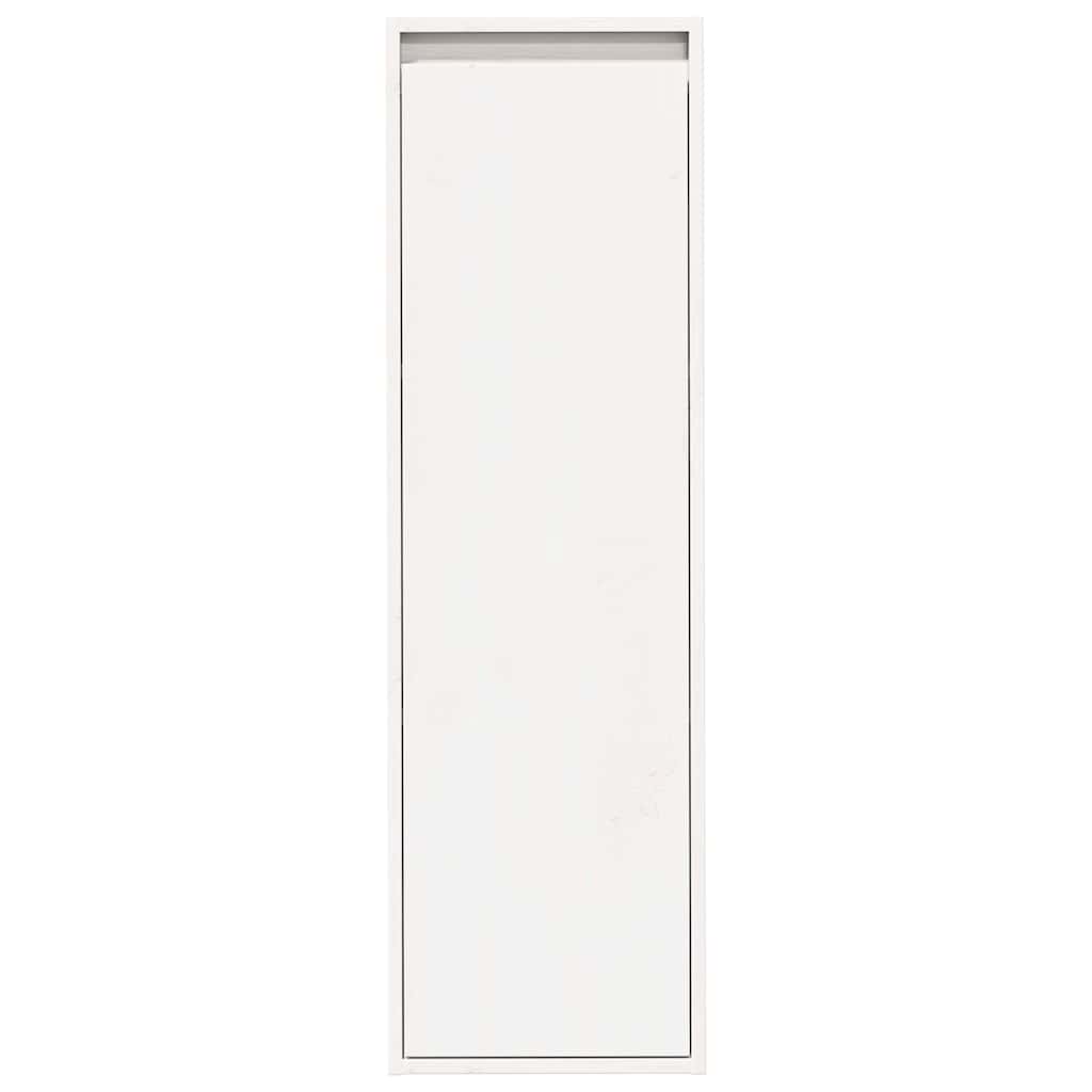 Wall Cabinets 2 pcs White 30x30x100 cm Solid Pinewood