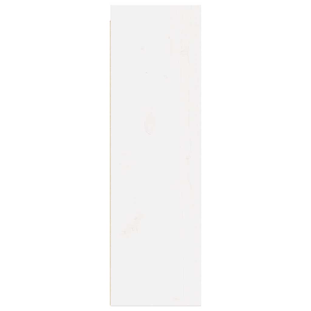 Wall Cabinets 2 pcs White 30x30x100 cm Solid Pinewood