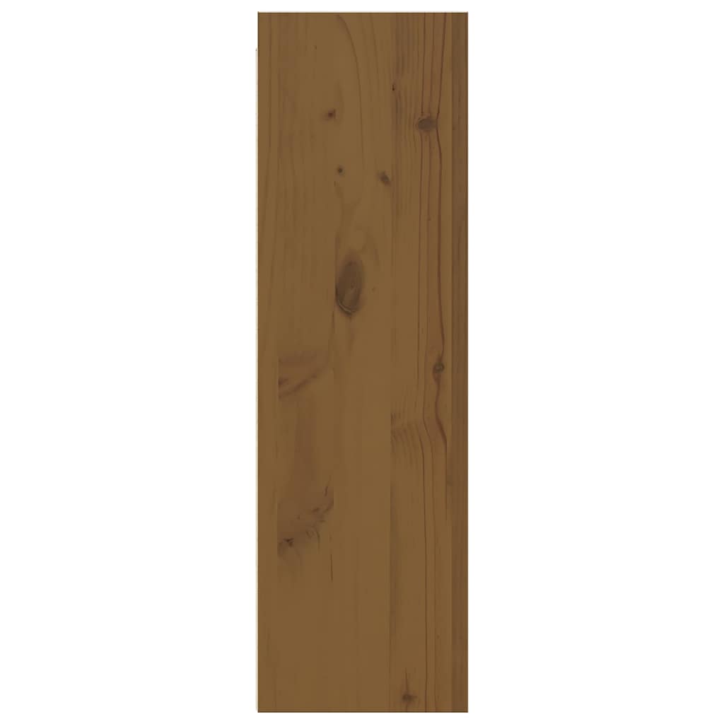 Wall Cabinets 2 pcs Honey Brown 30x30x100 cm Solid Pinewood