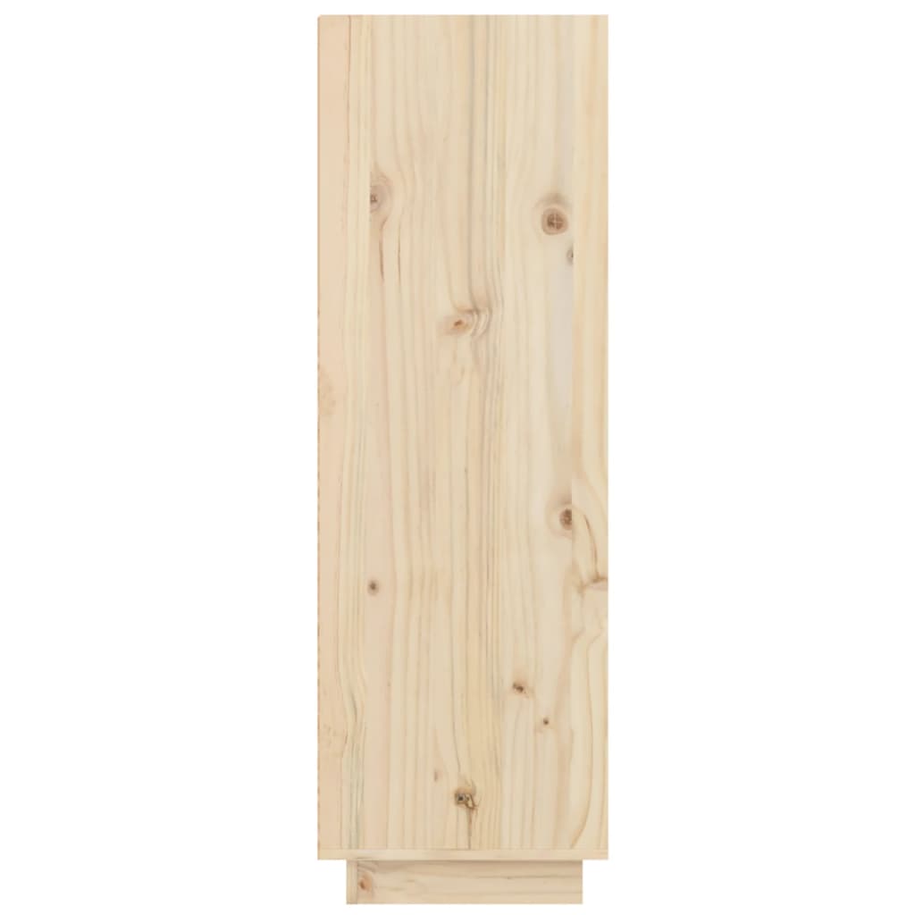 Shoe Cabinet 60x34x105 cm Solid Wood Pine