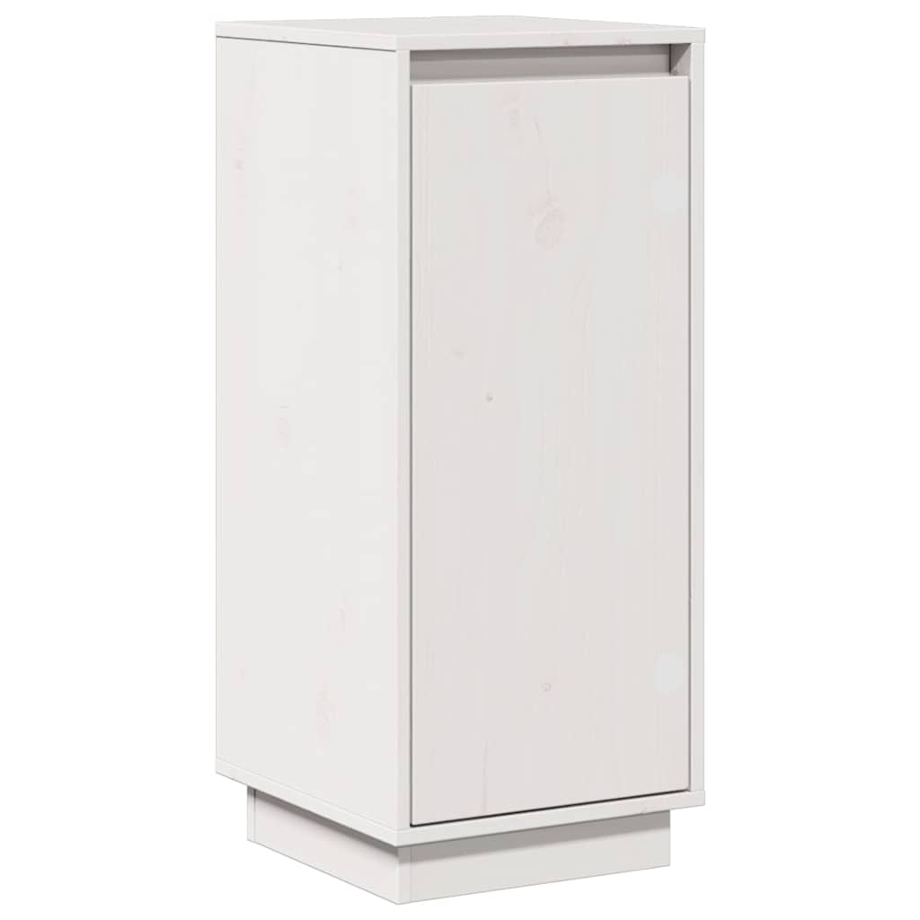 813353 vidaXL Sideboards 2 pcs White 31,5x34x75 cm Solid Wood Pine