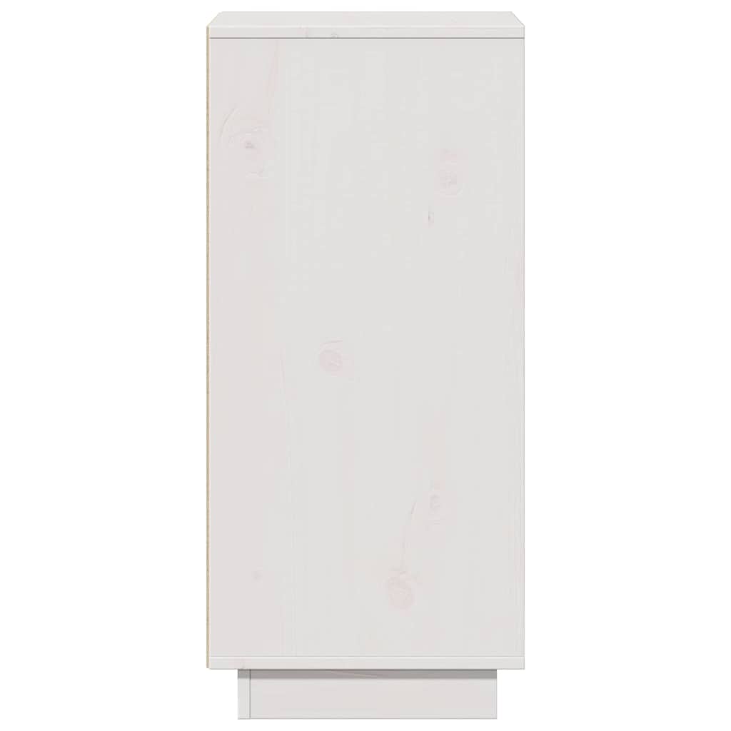 813353 vidaXL Sideboards 2 pcs White 31,5x34x75 cm Solid Wood Pine