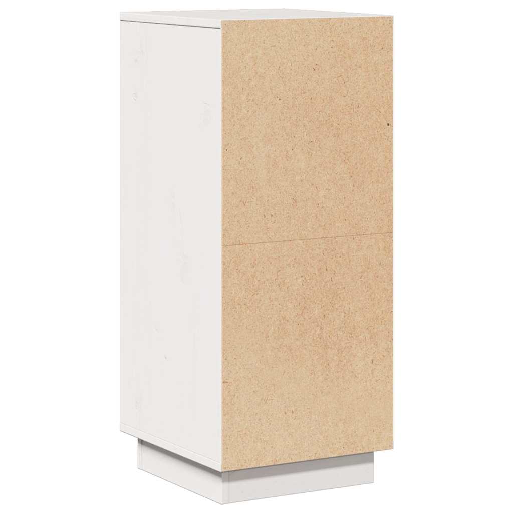 813353 vidaXL Sideboards 2 pcs White 31,5x34x75 cm Solid Wood Pine