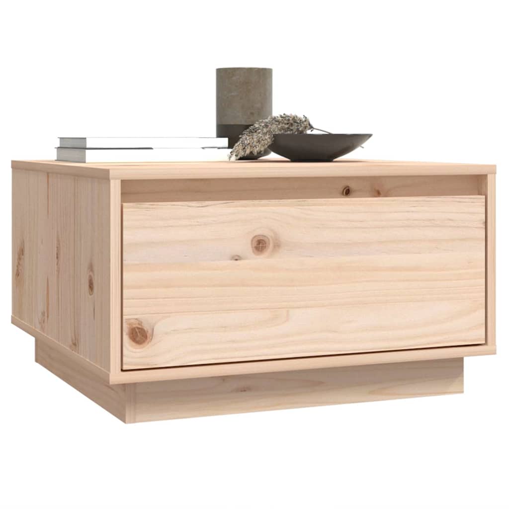 813405 vidaXL Coffee Table 55x56x32 cm Solid Wood Pine