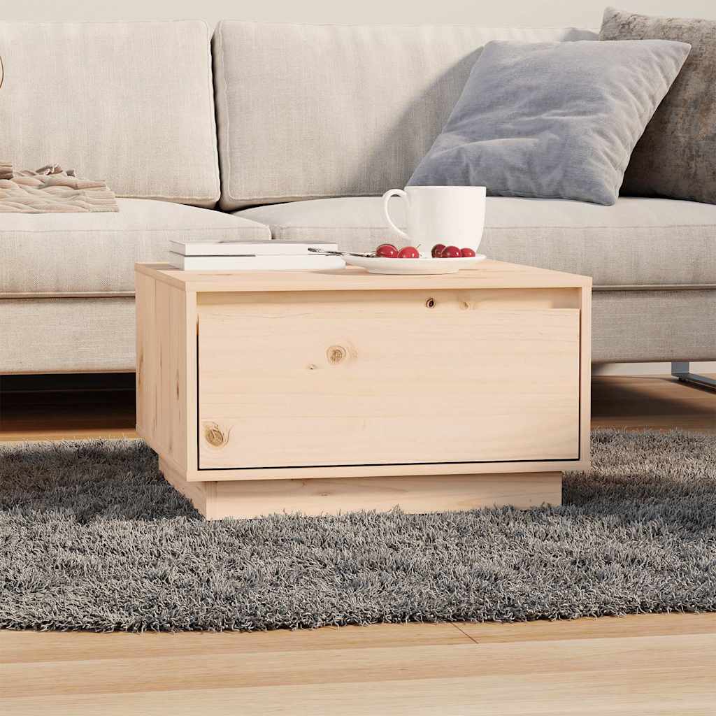 813405 vidaXL Coffee Table 55x56x32 cm Solid Wood Pine