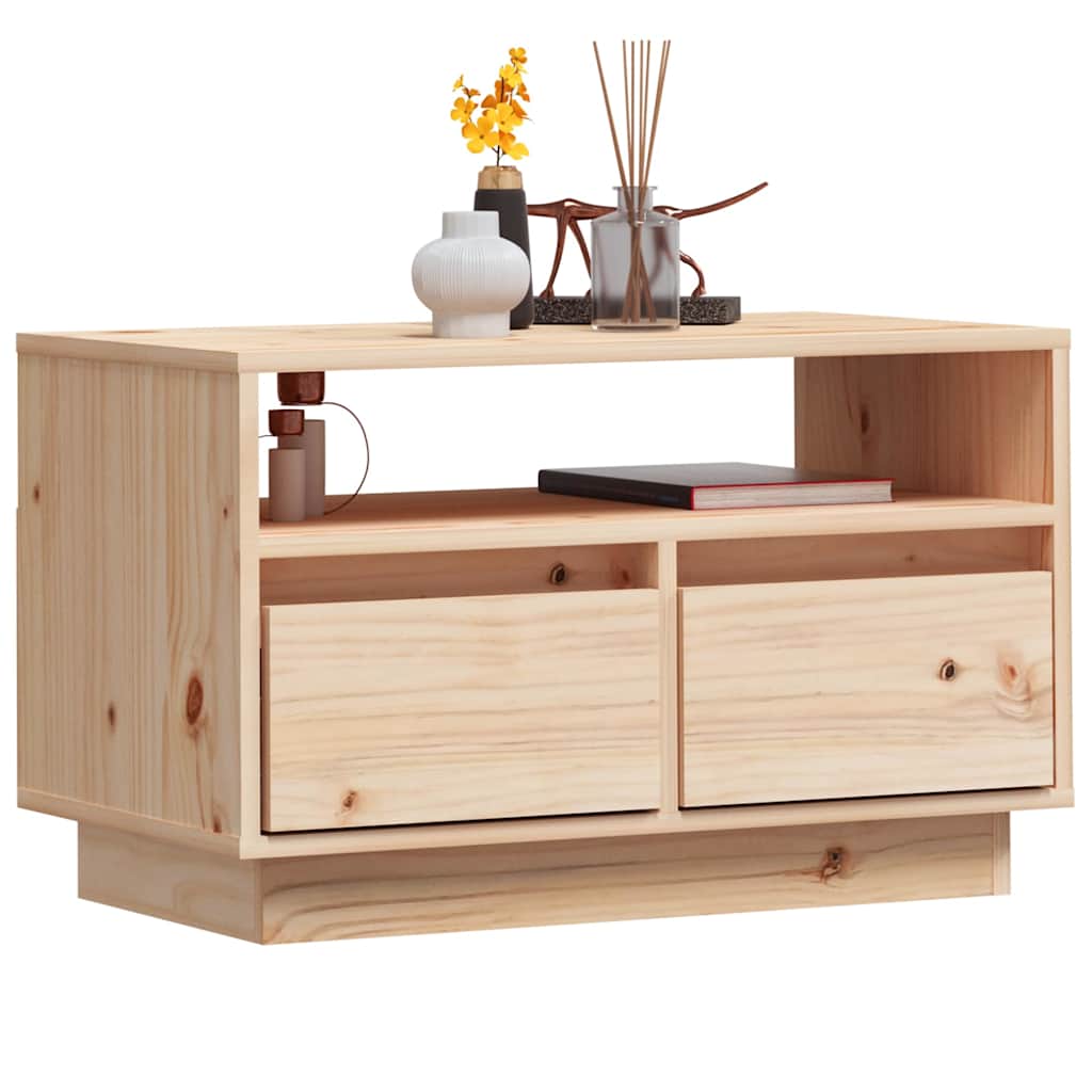 813425 vidaXL TV Cabinet 60x35x37 cm Solid Wood Pine