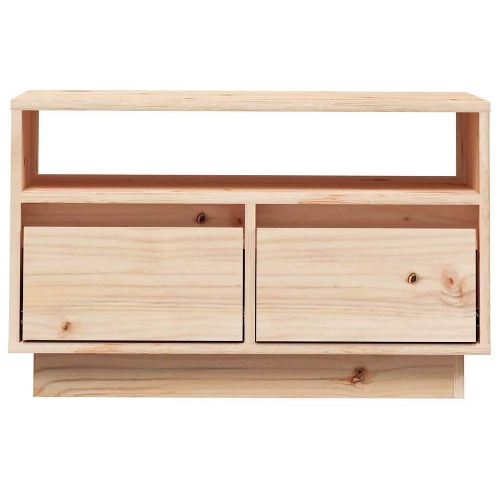 813425 vidaXL TV Cabinet 60x35x37 cm Solid Wood Pine