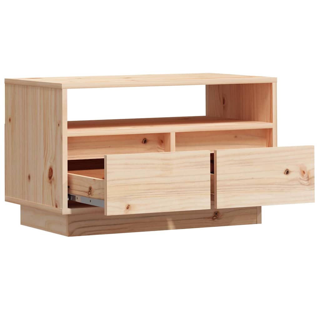 813425 vidaXL TV Cabinet 60x35x37 cm Solid Wood Pine