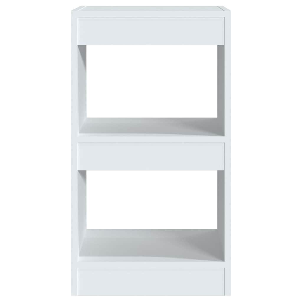 811601 vidaXL Book Cabinet/Room Divider White 40x30x72 cm