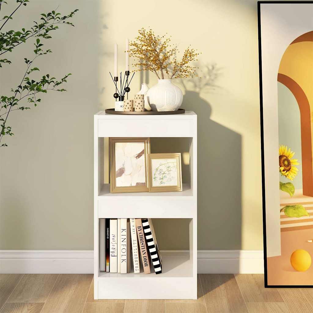 811601 vidaXL Book Cabinet/Room Divider White 40x30x72 cm