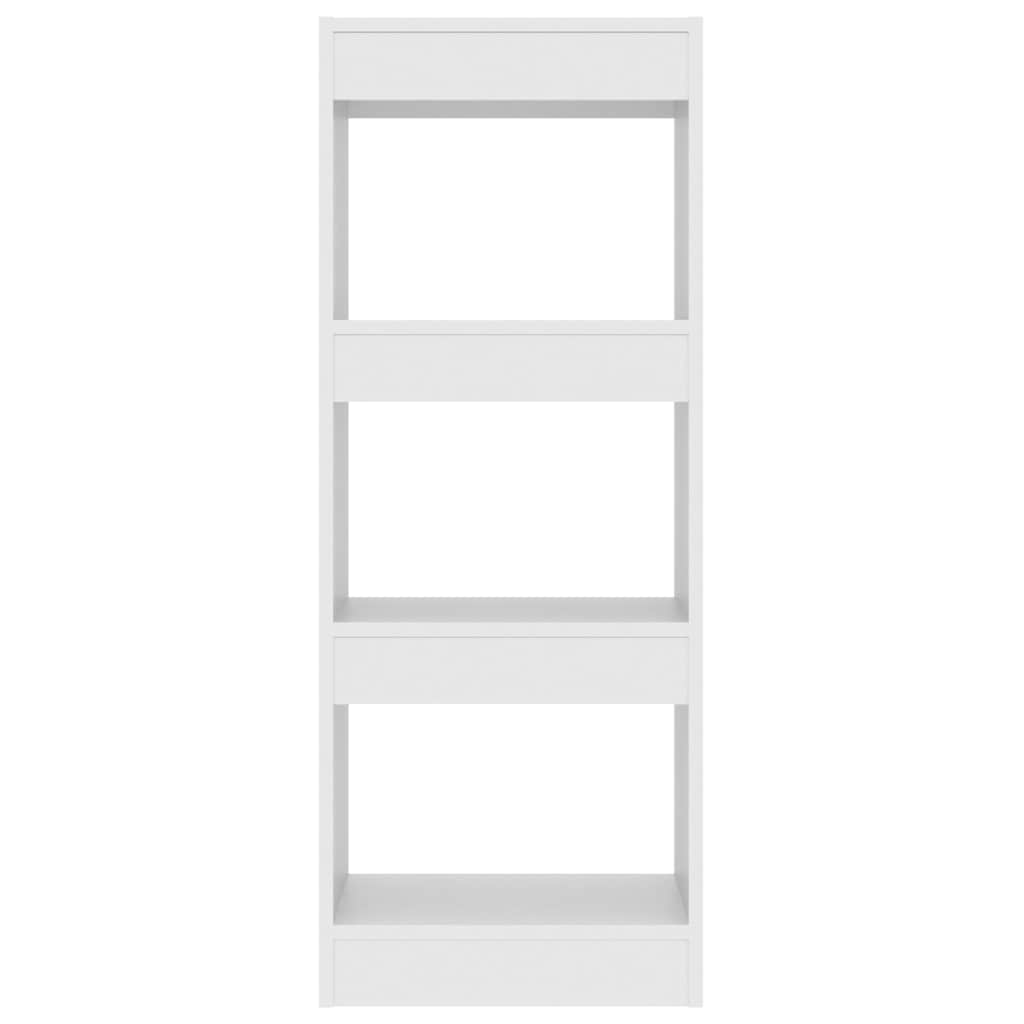 811610 vidaXL Book Cabinet/Room Divider White 40x30x103 cm Engineered Wood