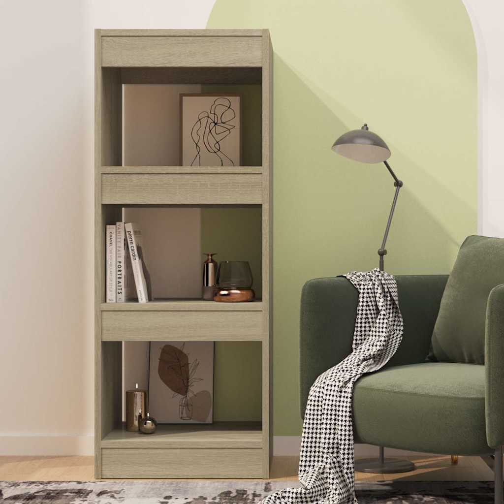 Book Cabinet/Room Divider Sonoma Oak 40x30x103 cm