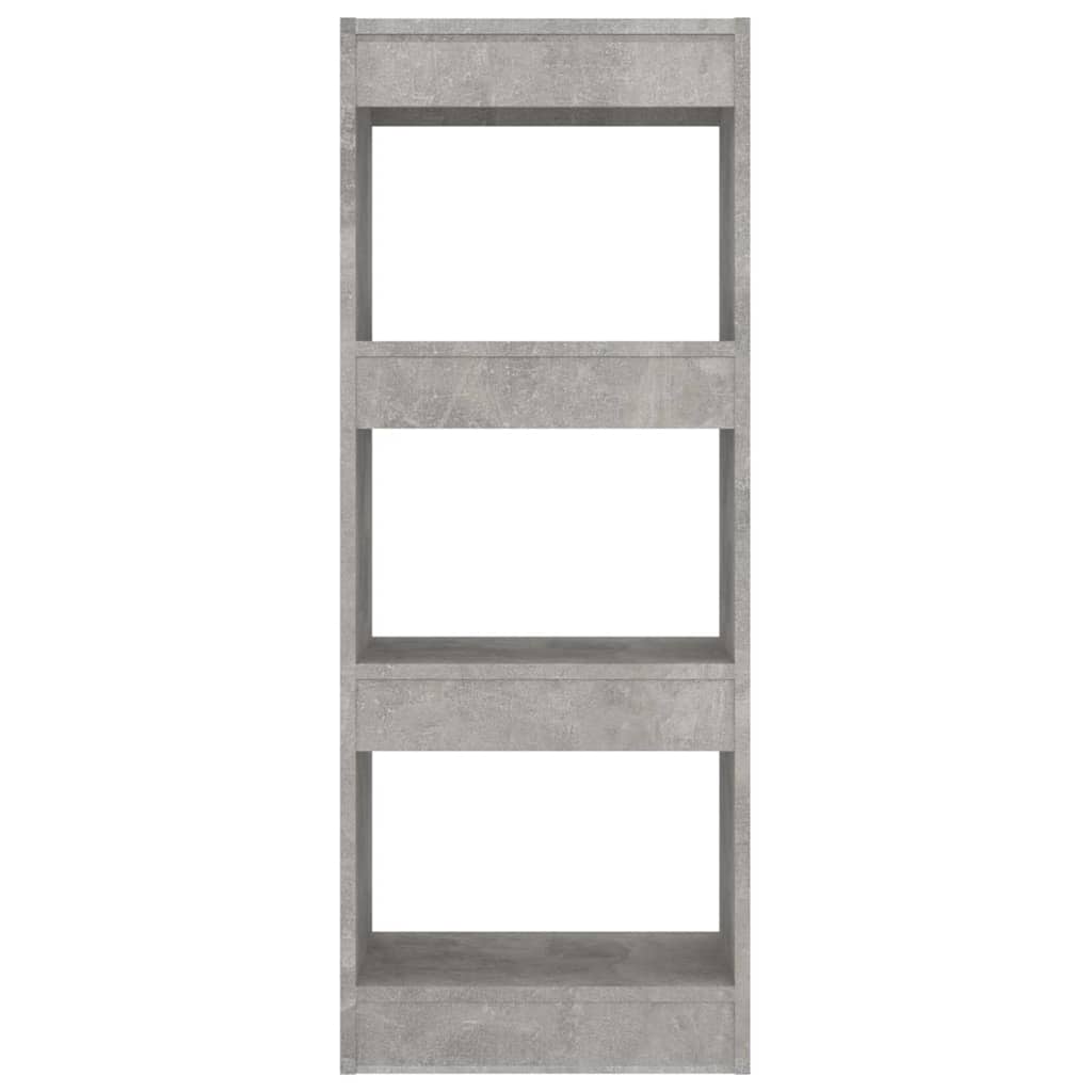 Book Cabinet/Room Divider Concrete Grey 40x30x103 cm