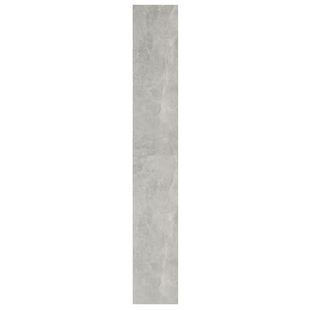 Book Cabinet/Room Divider Concrete Grey 40x30x198 cm
