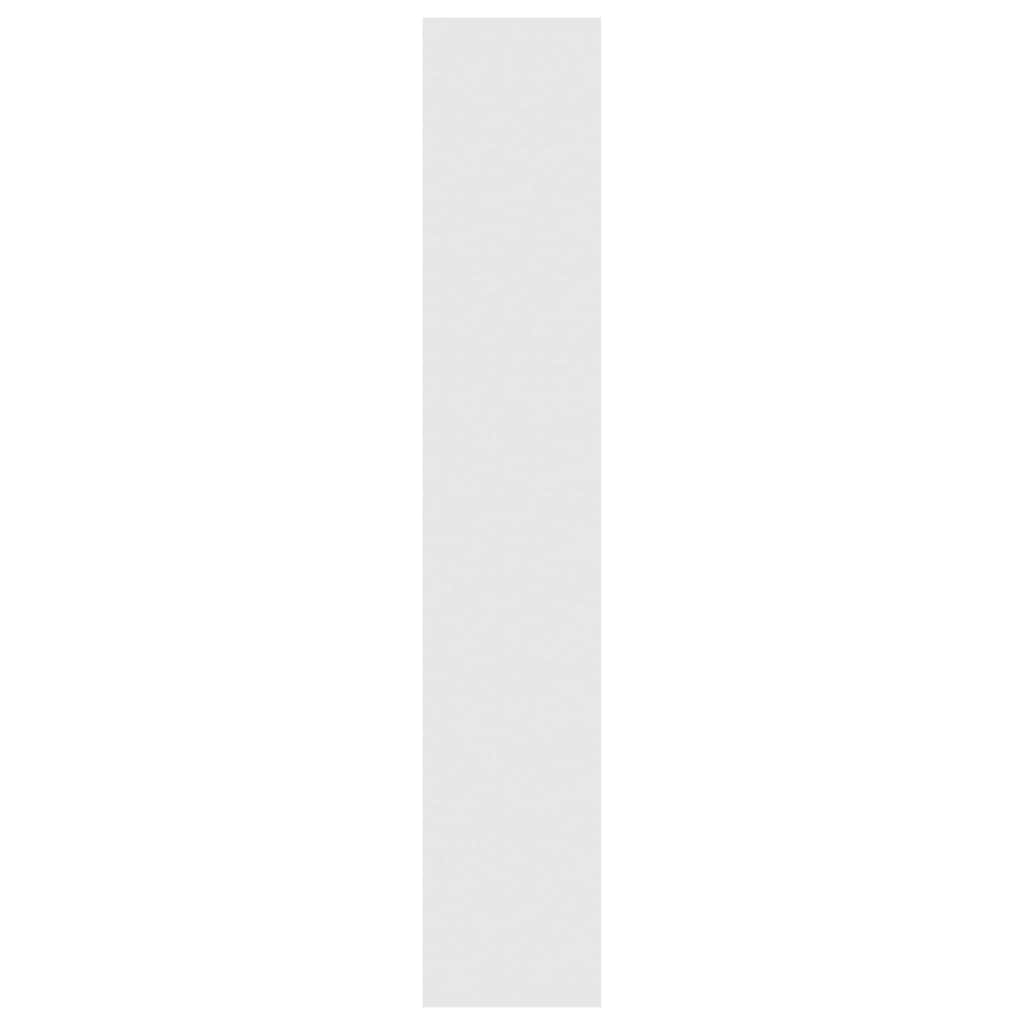 811673 vidaXL Book Cabinet/Room Divider White 60x30x166 cm Engineered Wood