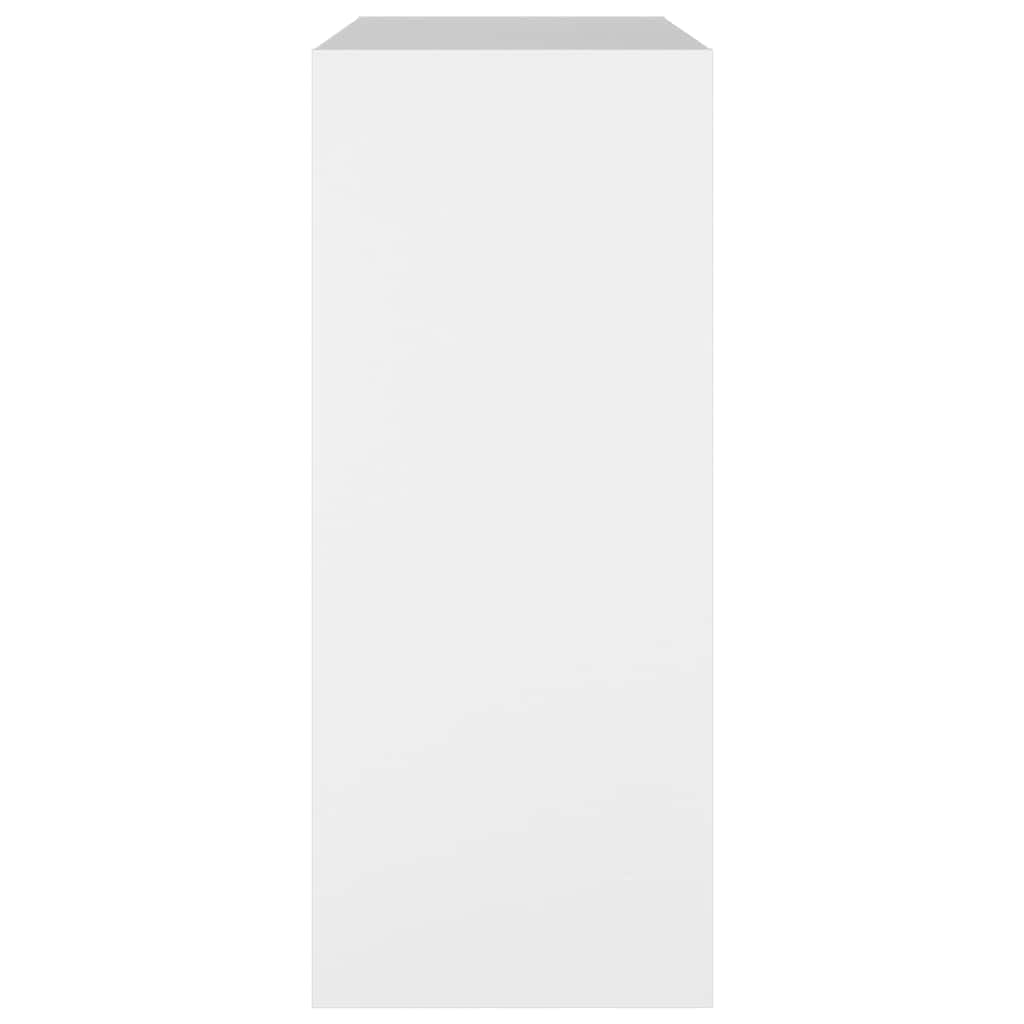 811691 vidaXL Book Cabinet/Room Divider White 80x30x72 cm