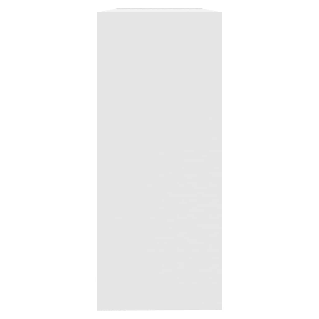 811736 vidaXL Book Cabinet/Room Divider White 100x30x72 cm