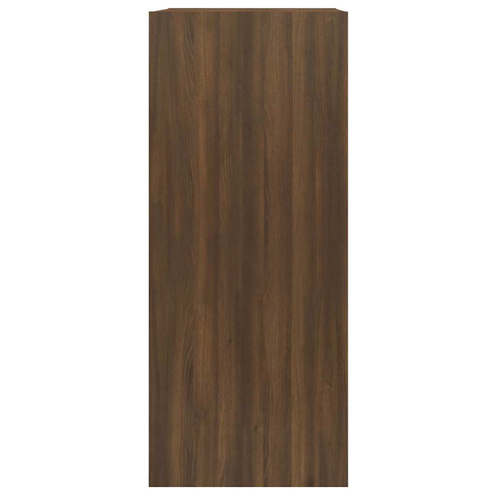Book Cabinet/Room Divider Brown Oak 40x30x72 cm