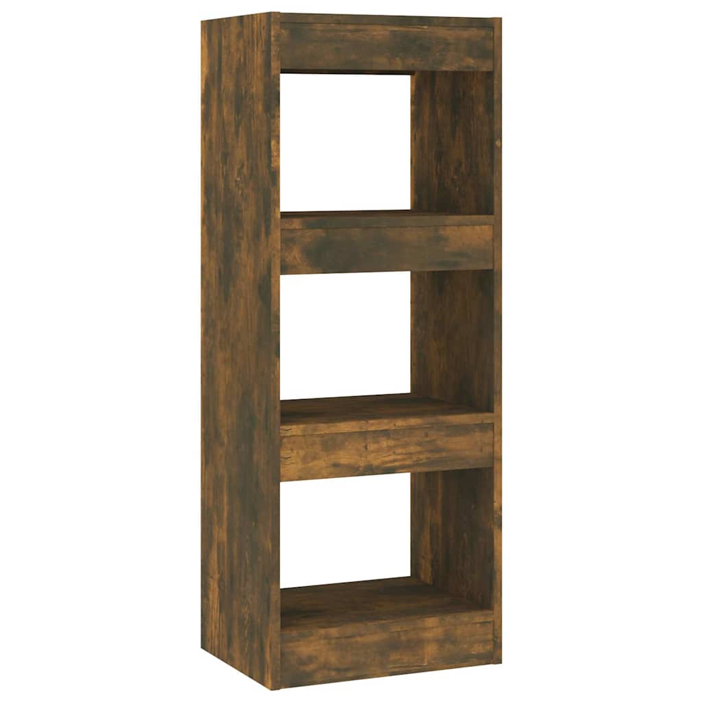 Book Cabinet/Room Divider Smoked Oak 40x30x103 cm