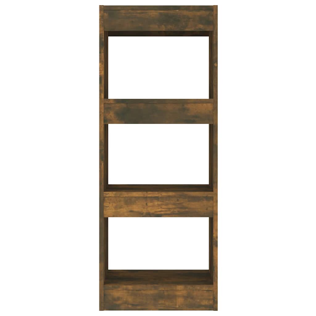 Book Cabinet/Room Divider Smoked Oak 40x30x103 cm