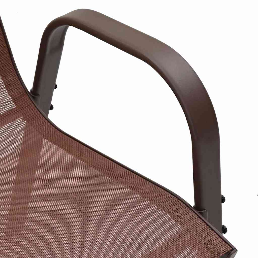 Stackable Garden Chair | Set of 2 | Brown