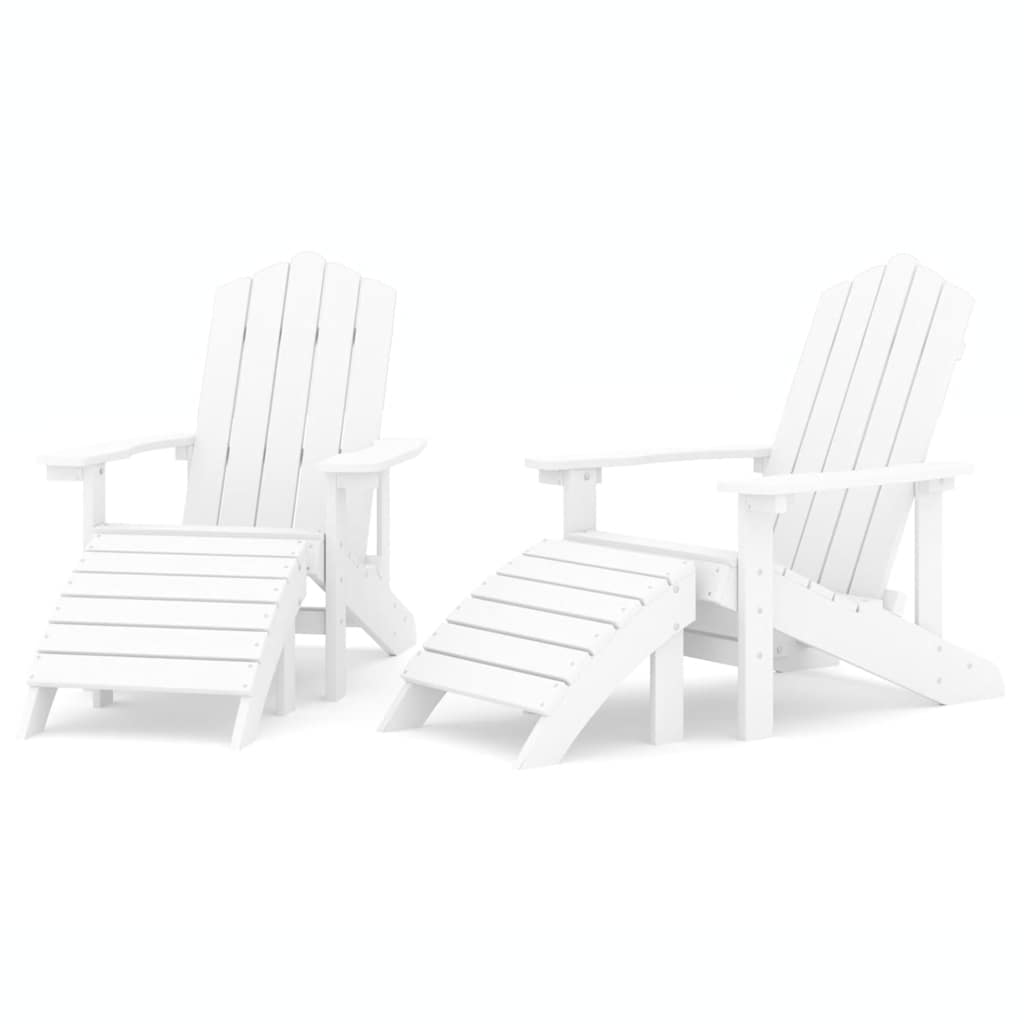 Garden Chair | White | HDPE (High Density Polyethylene), Steel | Standard