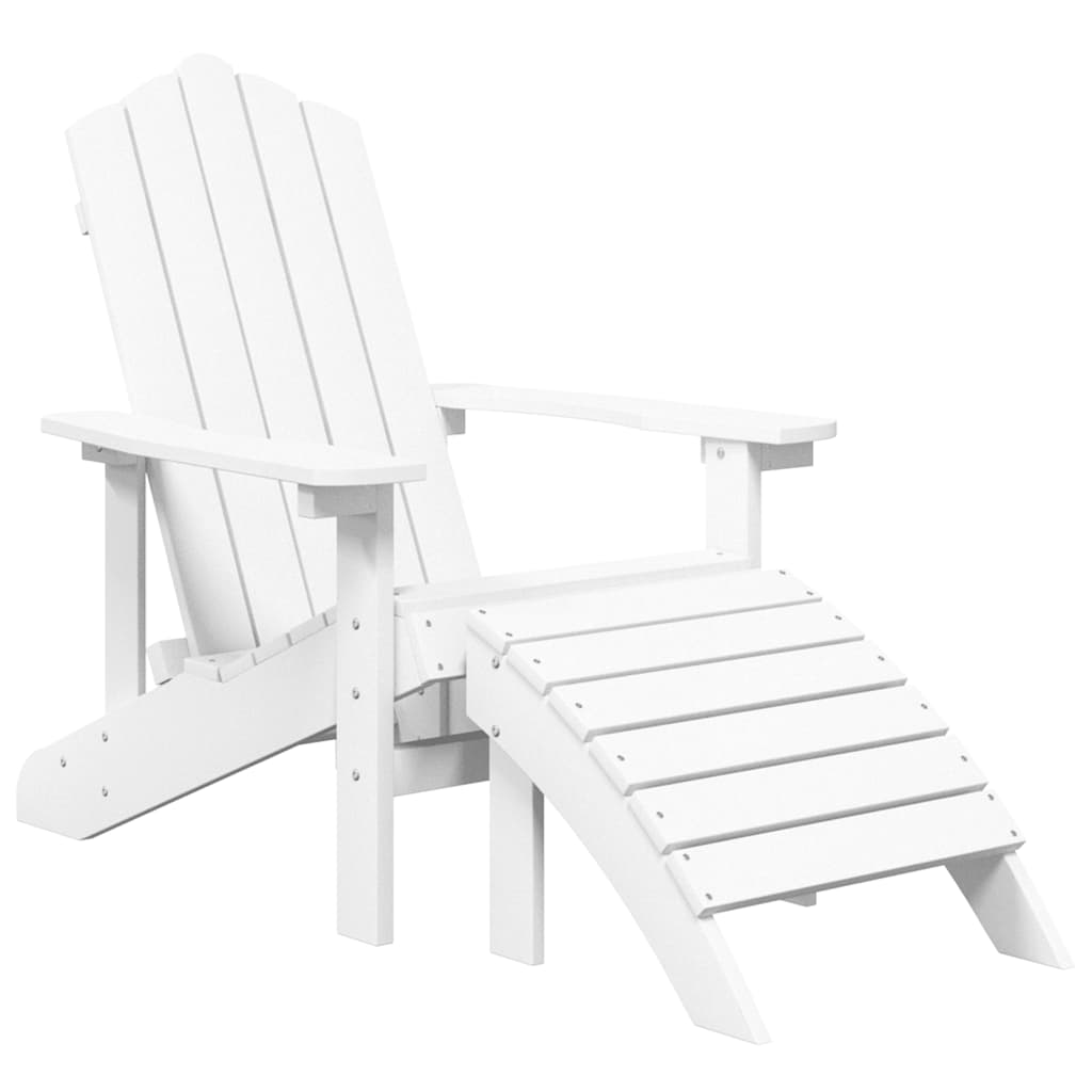 Garden Chair | White | HDPE (High Density Polyethylene), Steel | Standard