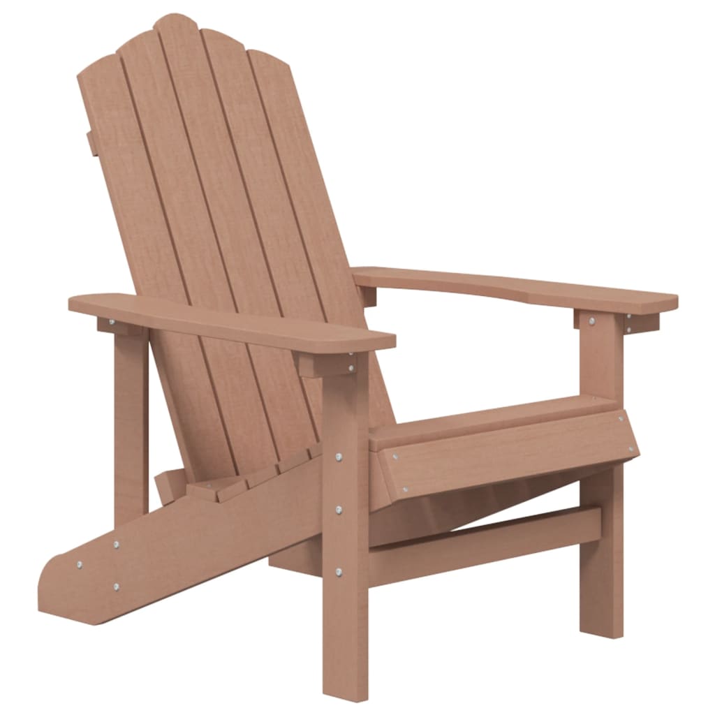 Garden Chair | Brown | HDPE (High Density Polyethylene), Steel | Standard