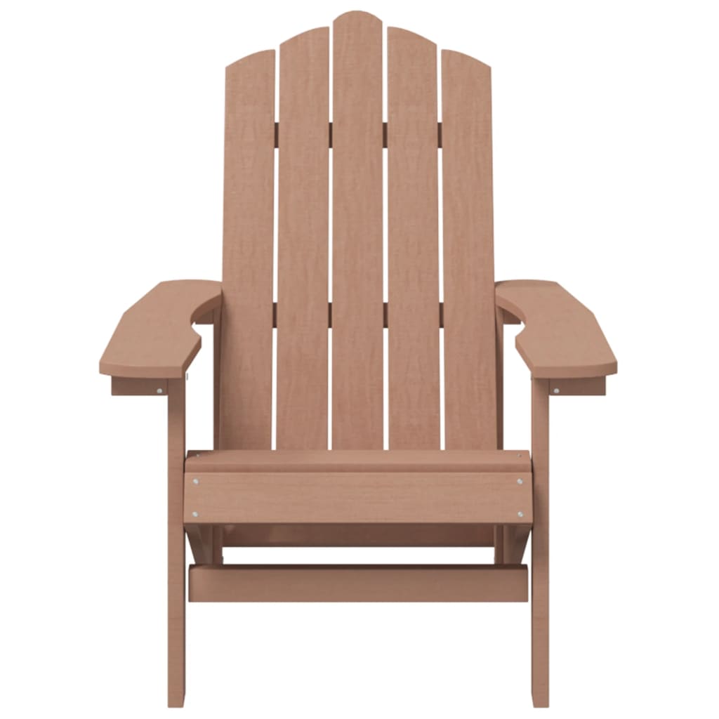 Garden Chair | Brown | HDPE (High Density Polyethylene), Steel | Standard