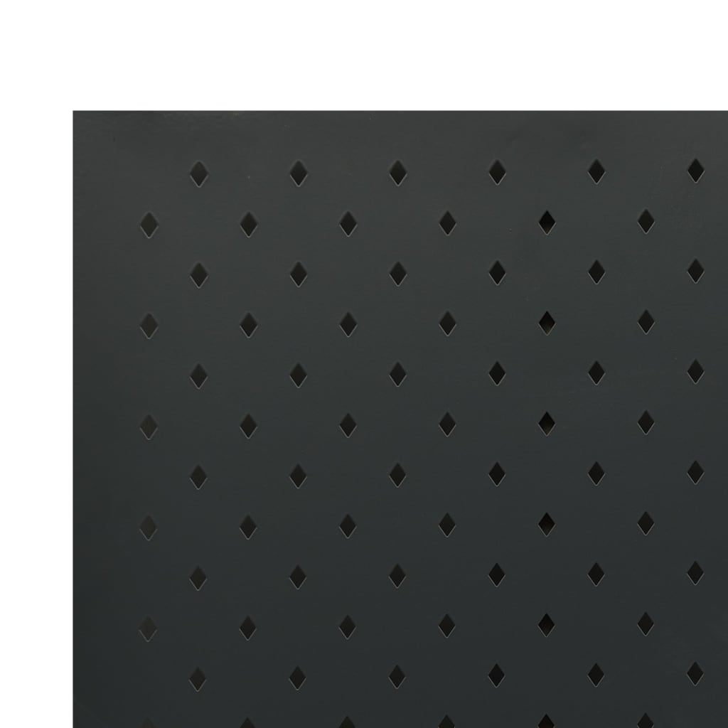 4-Panel Room Dividers 2 pcs Black 160x180 cm Steel