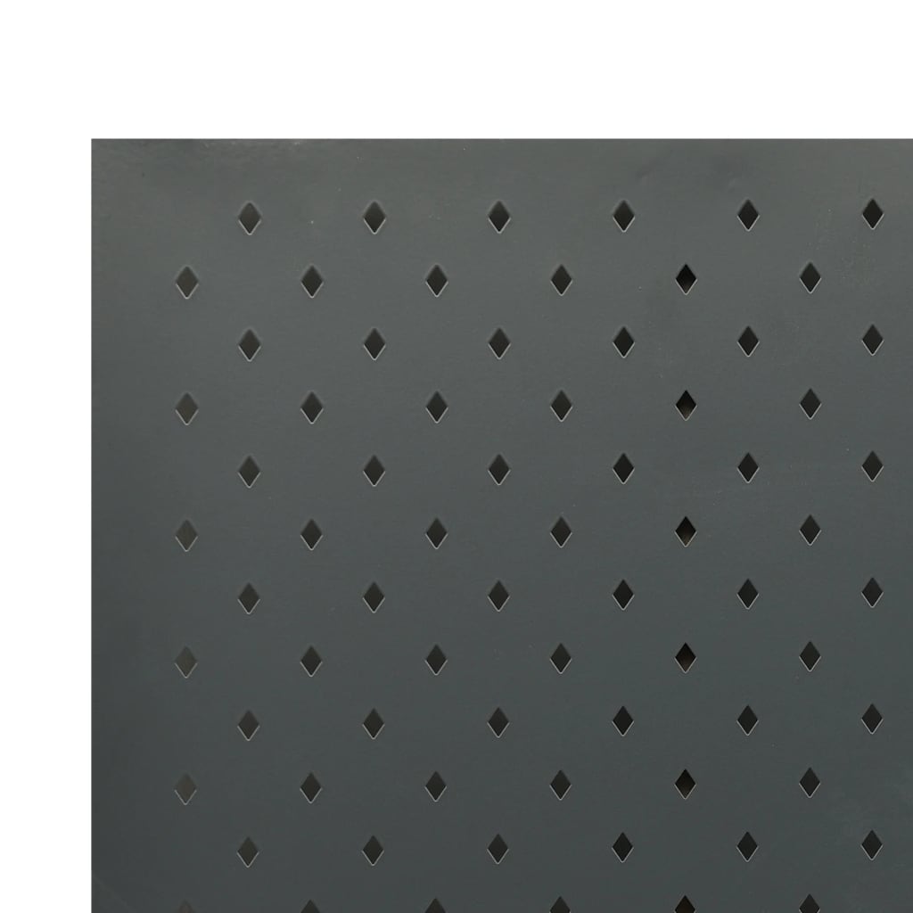 4-Panel Room Dividers 2 pcs Anthracite 160x180 cm Steel