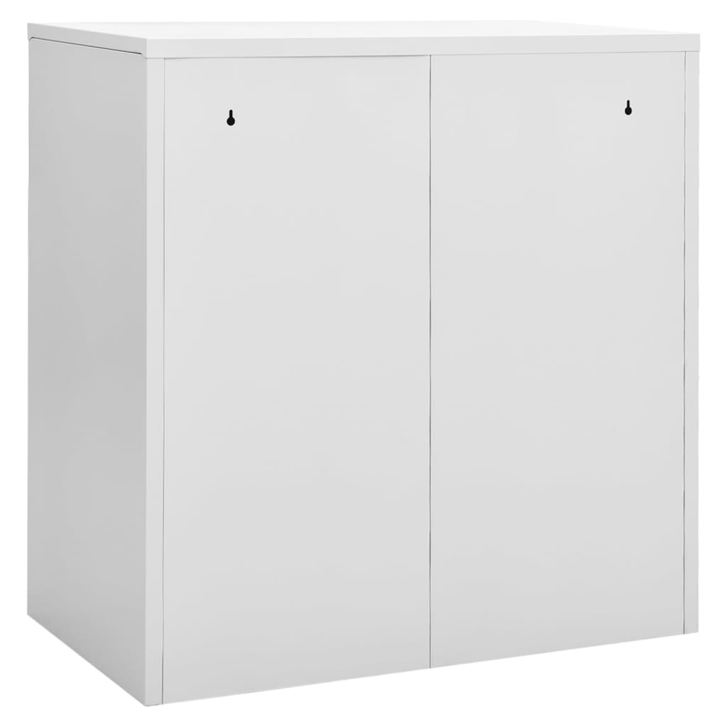 Locker Cabinets 5 pcs Light Grey and Green 90x45x92.5 cm Steel