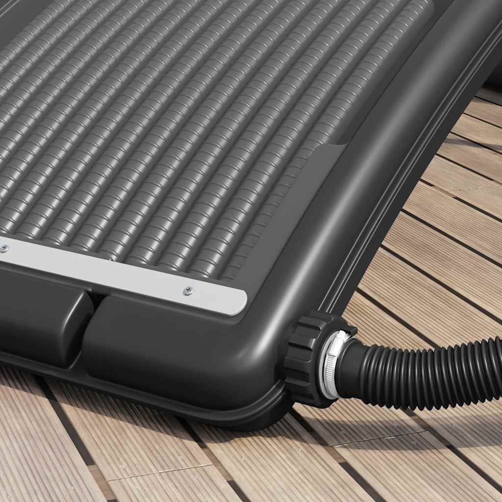 Solar Pool Heating Panel | Set of 3 | Black | HDPE | Standard