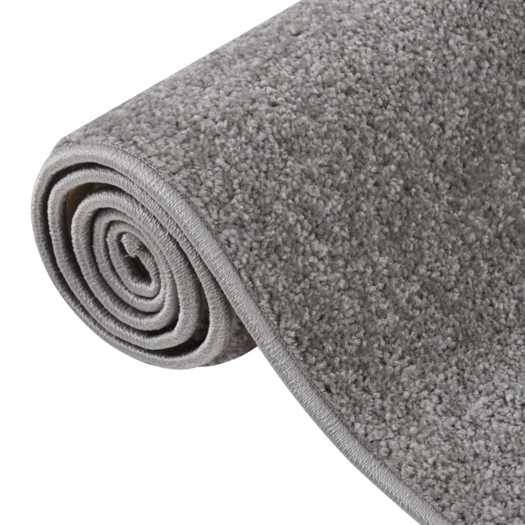 vidaXL Rug Short Pile 240x340 cm Grey