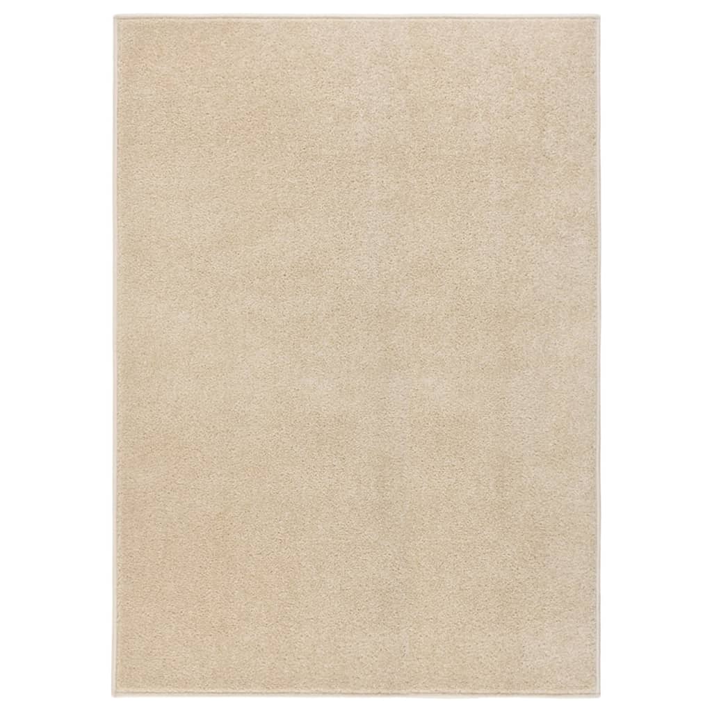 vidaXL Rug Short Pile 120x170 cm Beige