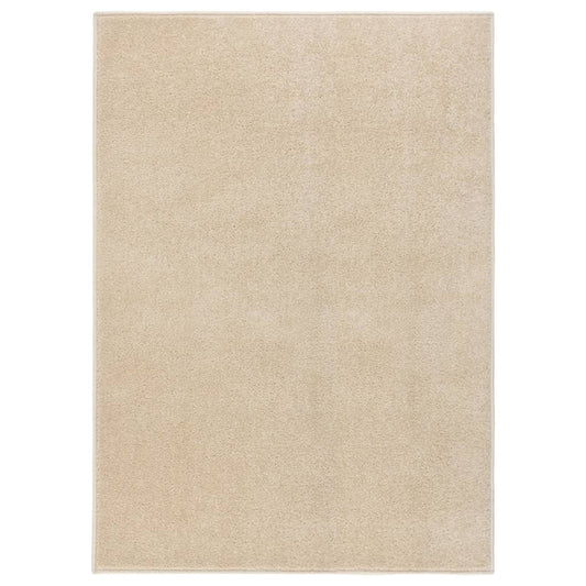 vidaXL Rug Short Pile 120x170 cm Beige