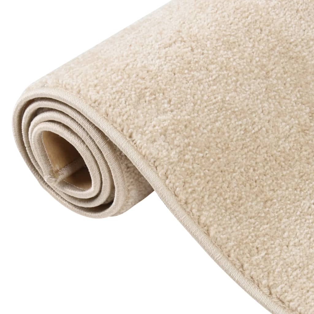 vidaXL Rug Short Pile 120x170 cm Beige